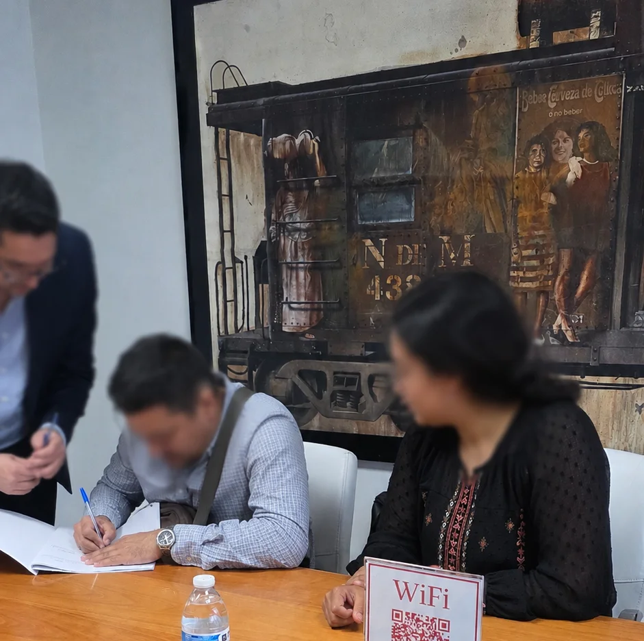 Firma de contrato de compraventa