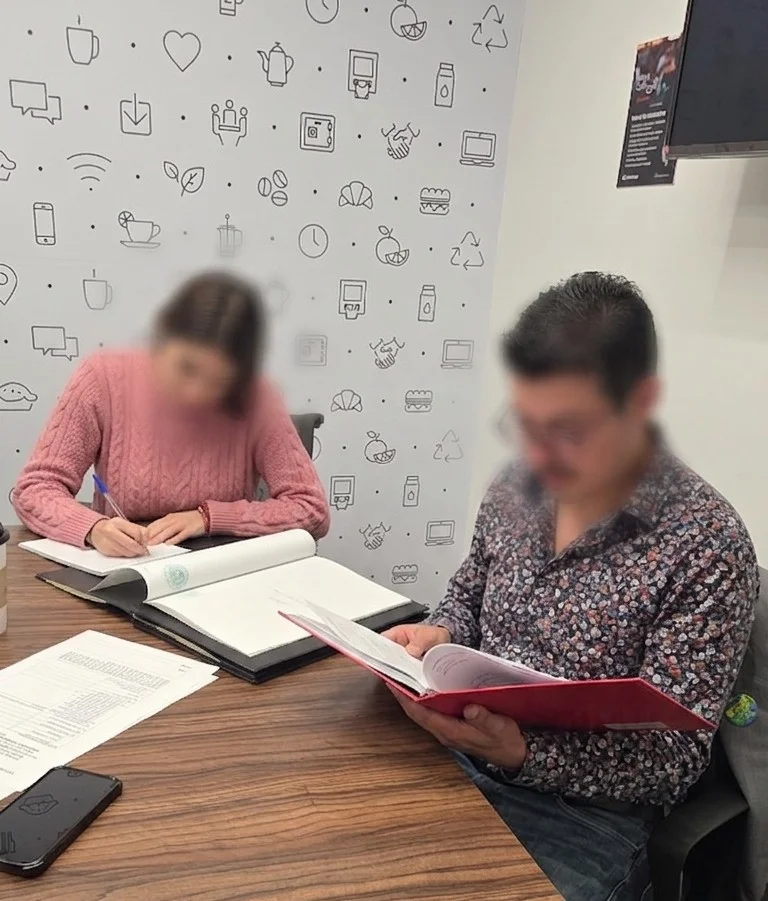Revisión de documentación con asesores
